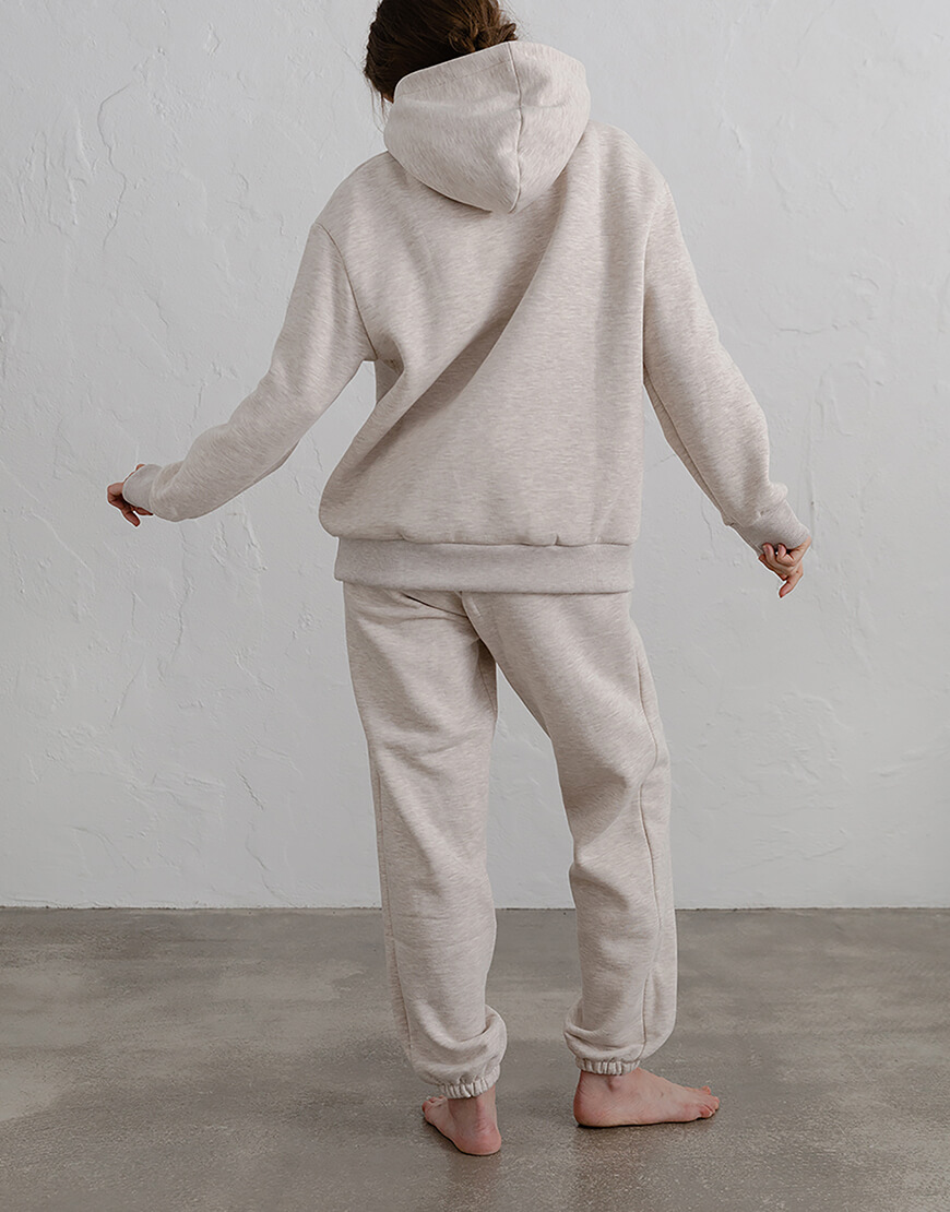 Набір бежевий меланж з начосом BLCN_1014_1, фото 1 Набір бежевий меланж з начосом BLCN_1014_1, фото 1 - в интернет магазине KAPSULA