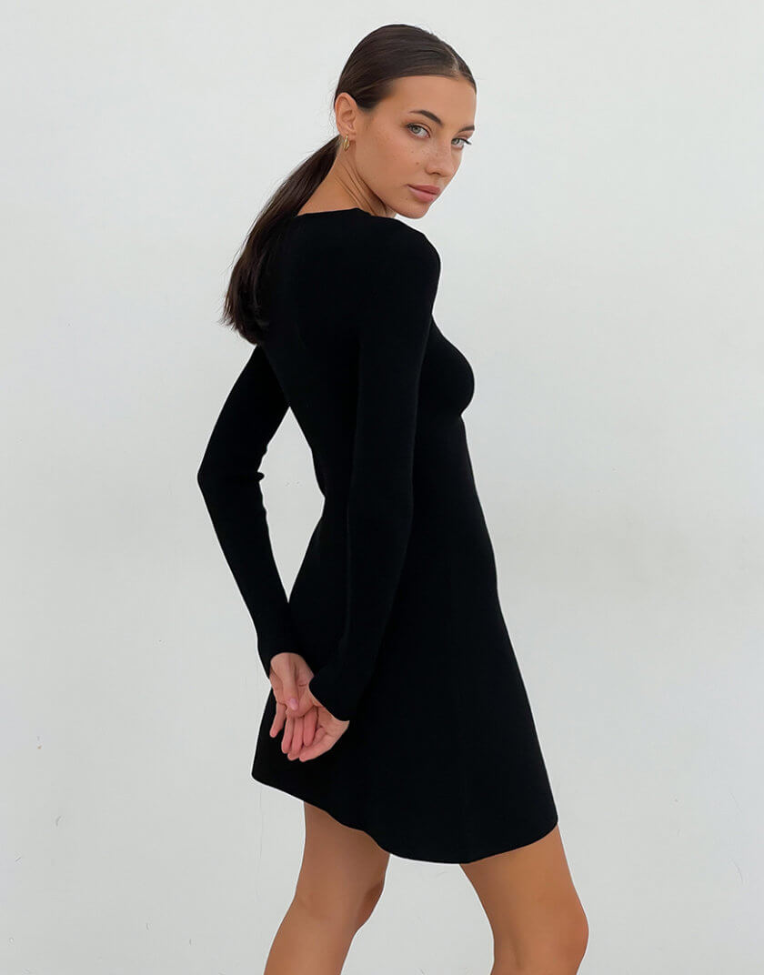Сукня міні з декоративним розрізом на плечі LAB_2350, фото 1 - в интернет магазине KAPSULA