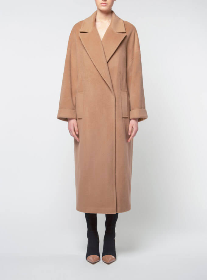 Об'ємне пальто з вовни BEAVR_BA_FW21_89, фото 1 - в интернет магазине KAPSULA