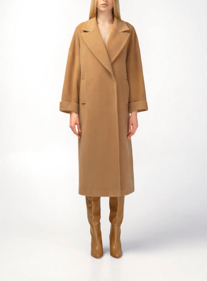 Об'ємне пальто з вовни BEAVR_BA_FW/22_127, фото 1 - в интернет магазине KAPSULA