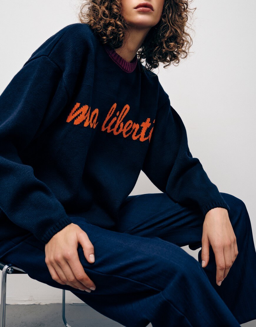 Светр синій NOMA_342022, фото 1 Светр синій NOMA_342022, фото 1 - в интернет магазине KAPSULA