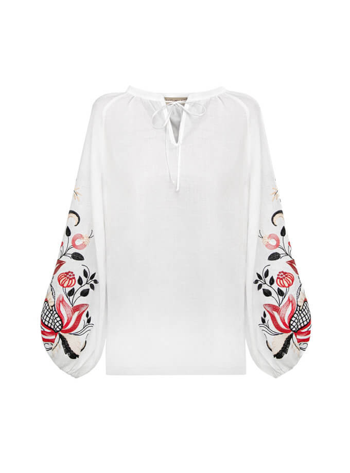 Блузка за мотивами традиційної сорочки з дизайнерською вишивкою GPTV_AA_503, фото 1 - в интернет магазине KAPSULA
