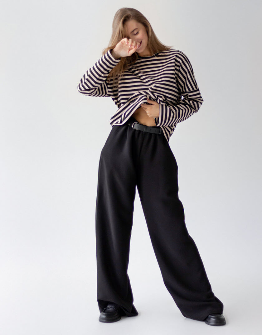 Широкі штани з защипами AY_3463, фото 1 - в интернет магазине KAPSULA