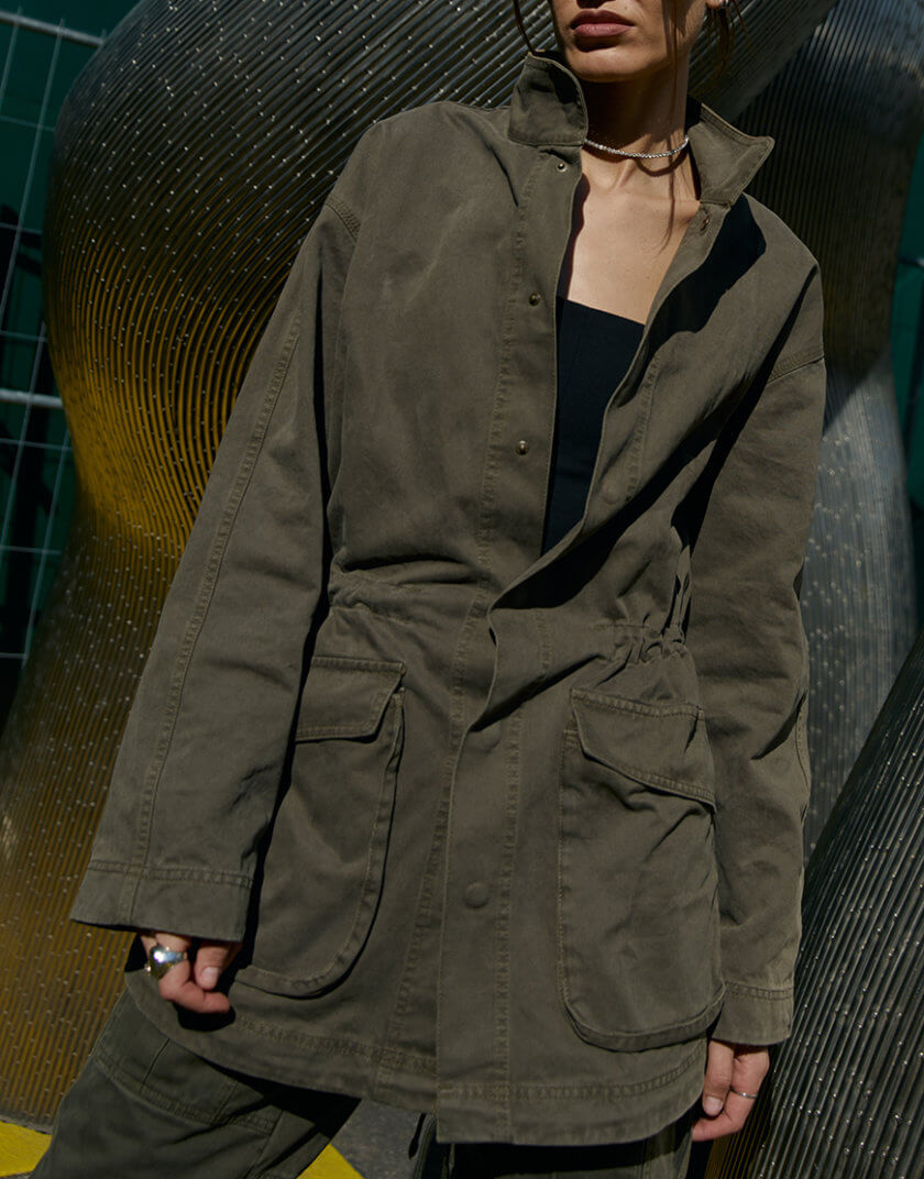 Куртка парка Хакі (unisex) AIS_D1Х, фото 1 - в интернет магазине KAPSULA