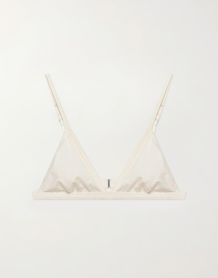 Тепло-білий ліф-трикутник з органічної бавовни URSO_ORG-tbr-iv, фото 1 - в интернет магазине KAPSULA