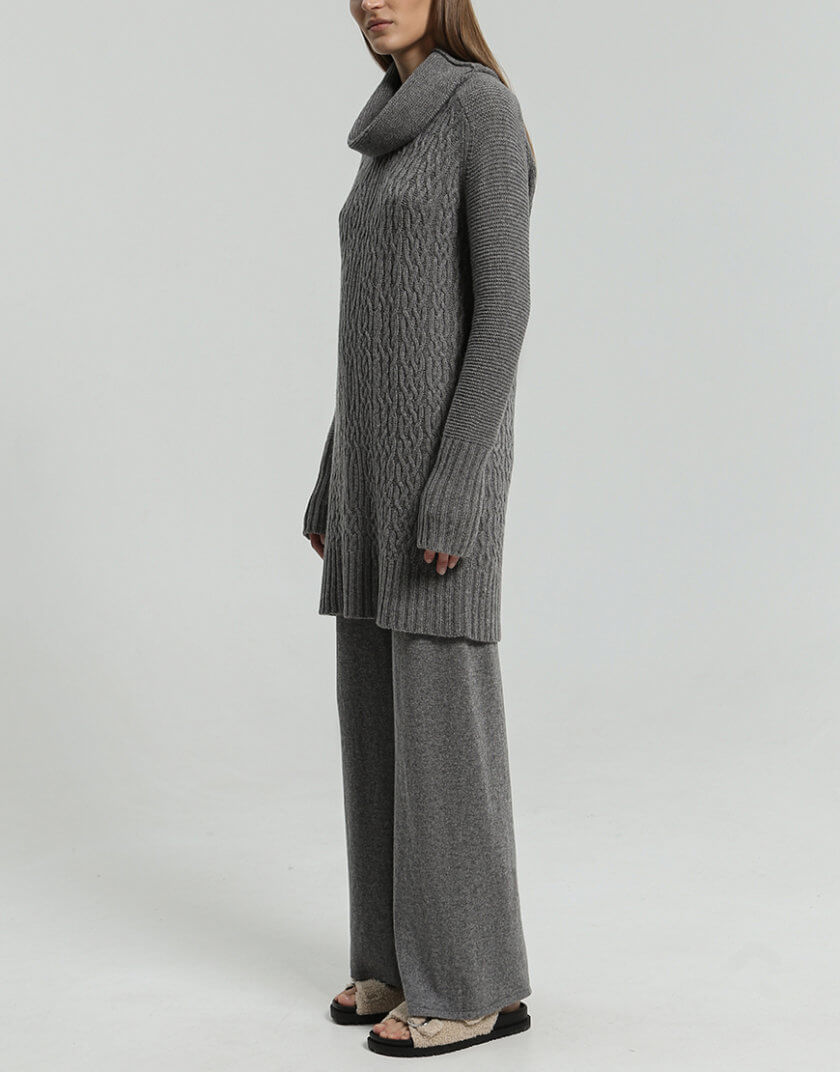 Джемпер з широким коміром CHLT_Fulham_Sweater_Grey, фото 1 - в интернет магазине KAPSULA