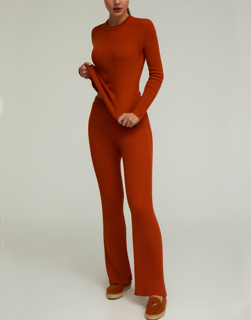 Костюм з вовни мериноса Terracotta CHLT_Jane_Costume_Orange, фото 1 - в интернет магазине KAPSULA