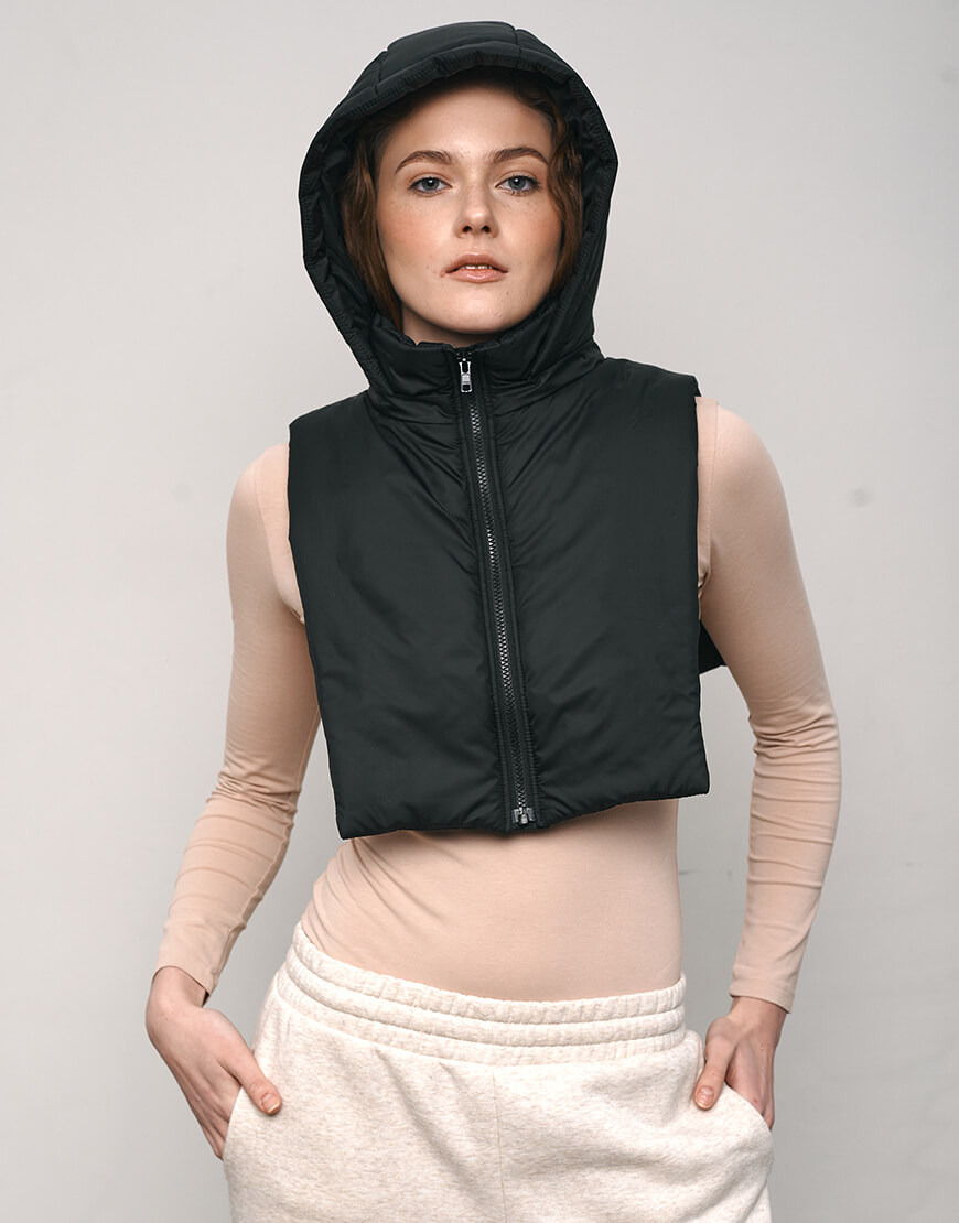 Манішка з капюшоном ZHRK_kz230020bl, фото 1 Манішка з капюшоном ZHRK_kz230020bl, фото 1 - в интернет магазине KAPSULA