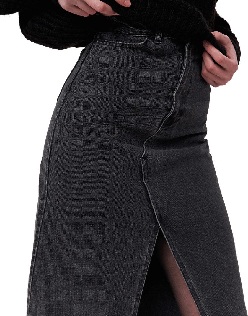 Спідниця джинсова WNDN_dr22-skrts-black, фото 1 - в интернет магазине KAPSULA