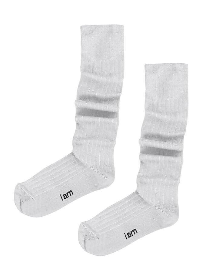 Високі шкарпетки з імітацією рубчика Grey IAM_LNG\SCK\GR, фото 1 - в интернет магазине KAPSULA