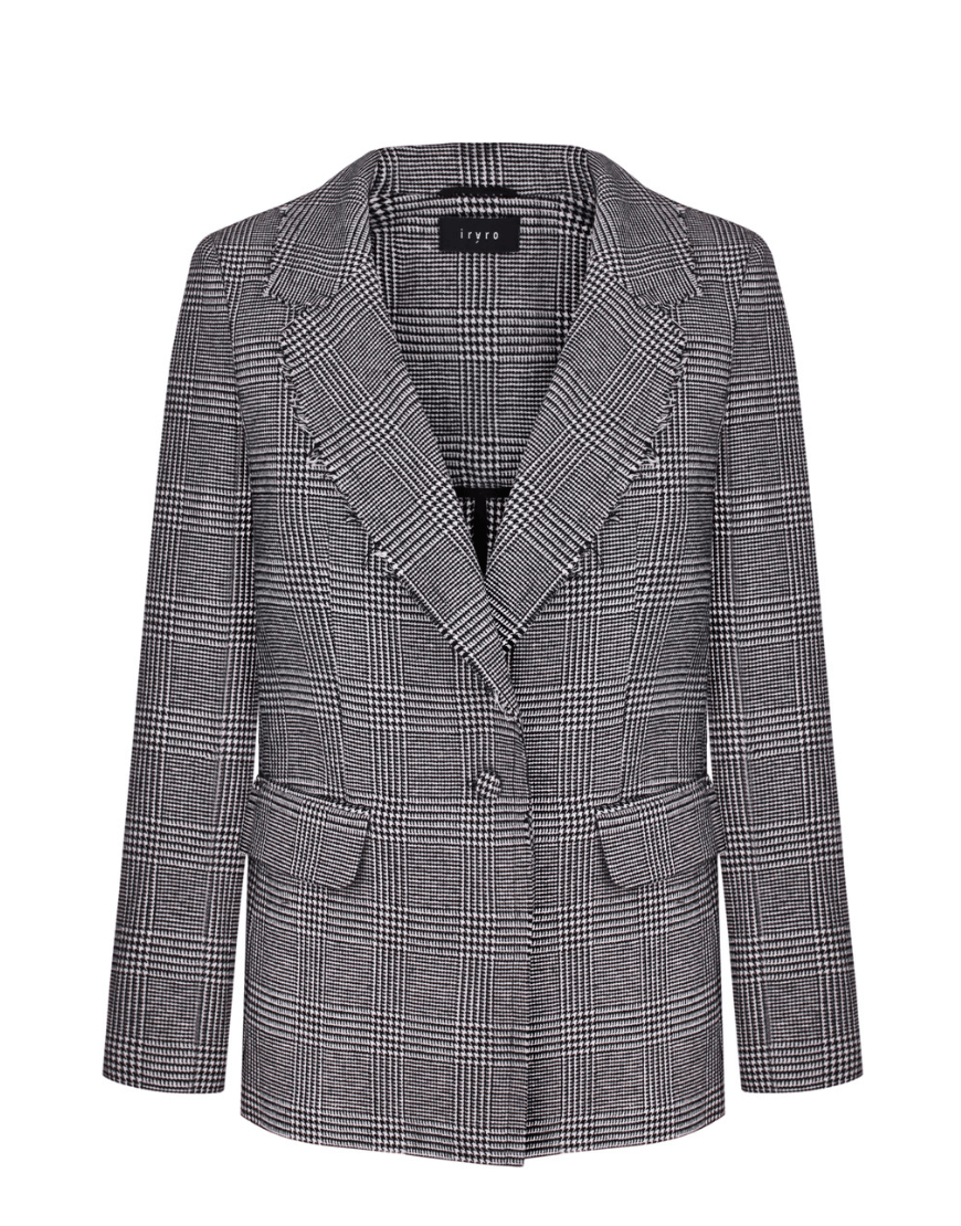 Чорно-білий жакет з шерсті IRRO_IR_SS23_CJ_003, фото 1 Чорно-білий жакет з шерсті IRRO_IR_SS23_CJ_003, фото 1 - в интернет магазине KAPSULA