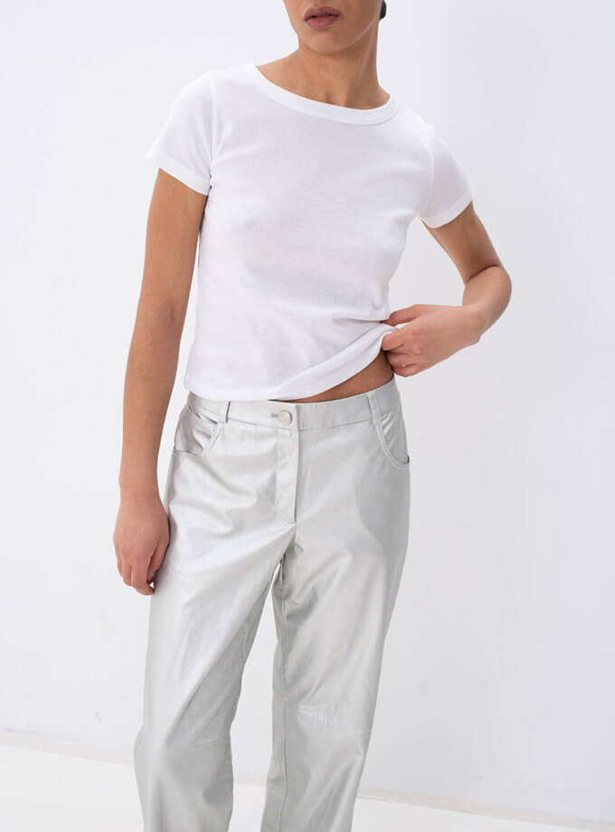Базова біла футболка NOMA_152023, фото 1 - в интернет магазине KAPSULA