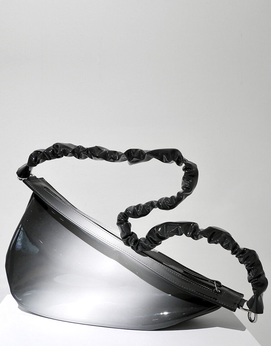 Сумка Напівмісяць сірий градієнт STLLT_STHBGNG, фото 1 Сумка Напівмісяць сірий градієнт STLLT_STHBGNG, фото 1 - в интернет магазине KAPSULA