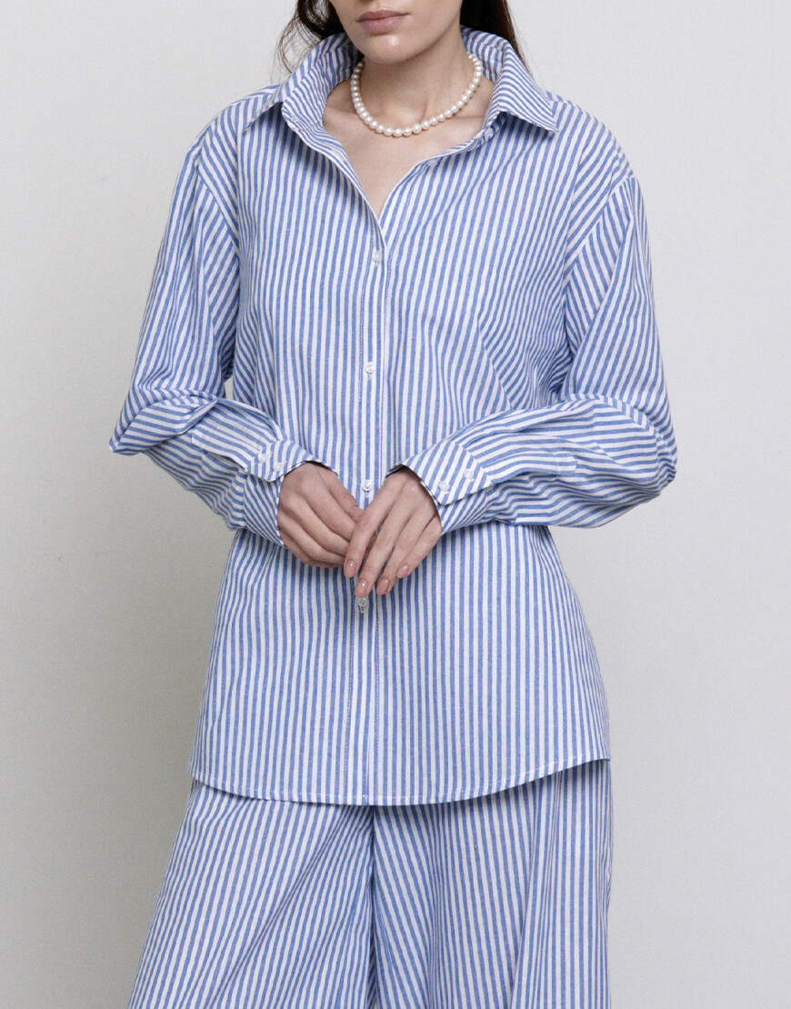 Сорочка з льону AY_3599, фото 1 Сорочка з льону AY_3599, фото 1 - в интернет магазине KAPSULA