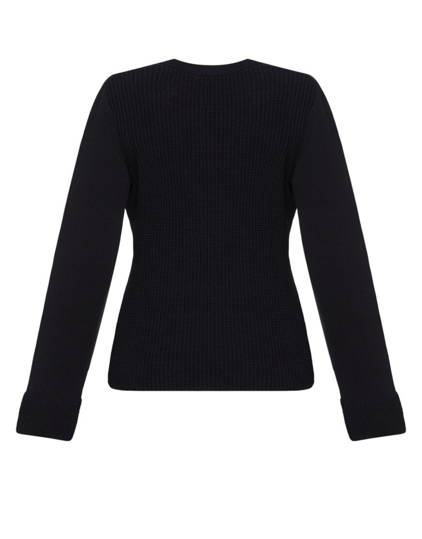 Бавовняний кардиган чорний WKMF_156_2, фото 1 Бавовняний кардиган чорний WKMF_156_2, фото 1 - в интернет магазине KAPSULA