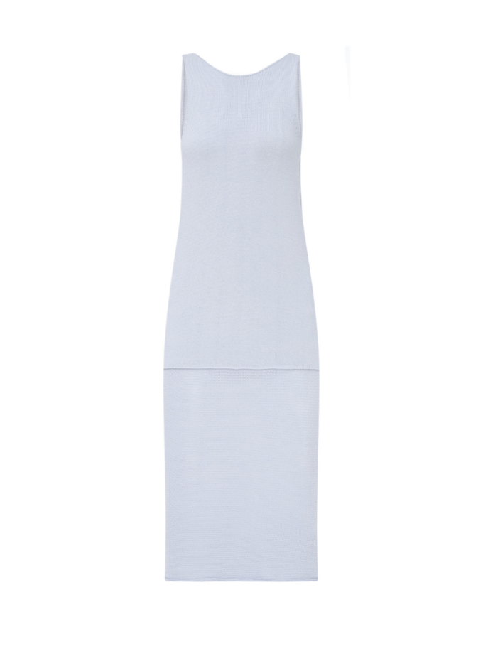 Бавовняна сукня лілова WKMF_152_2, фото 1 - в интернет магазине KAPSULA