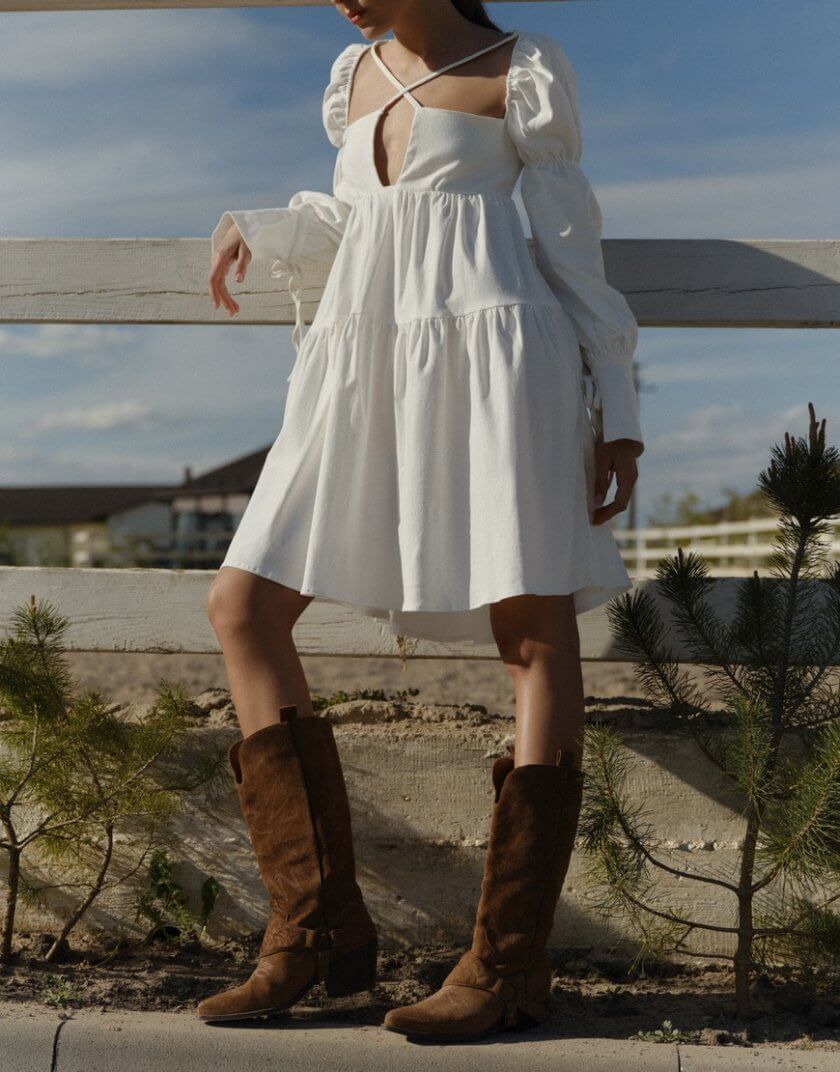 Сукня Санторіні біла RSC_DRESS-005/1, фото 1 - в интернет магазине KAPSULA