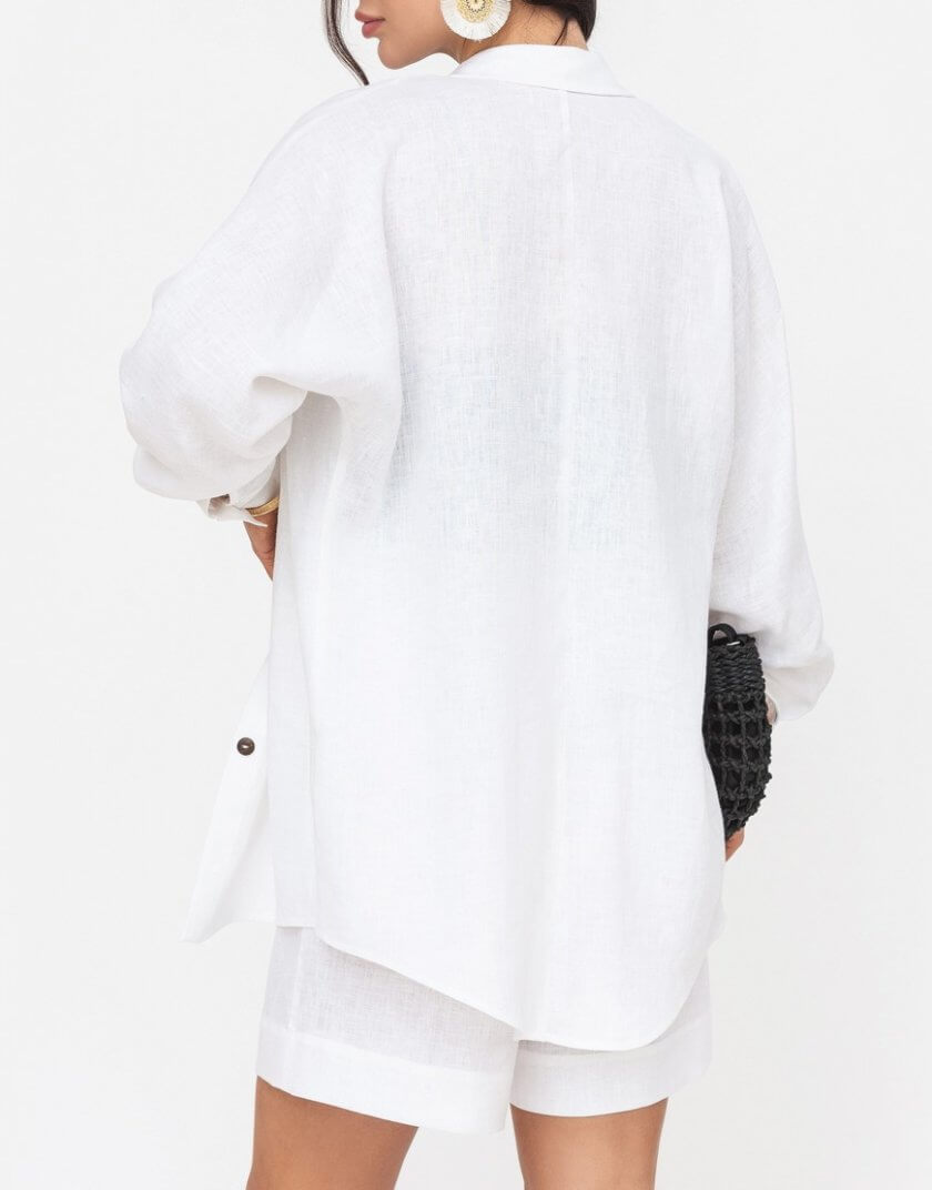 Комплект сорочка лляна та шорти MRND_М152-153-1, фото 1 - в интернет магазине KAPSULA