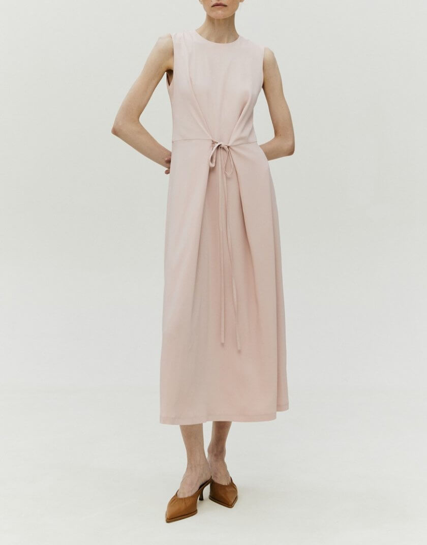 Сукня на зав'язках рожева SHKO_21012006, фото 1 - в интернет магазине KAPSULA