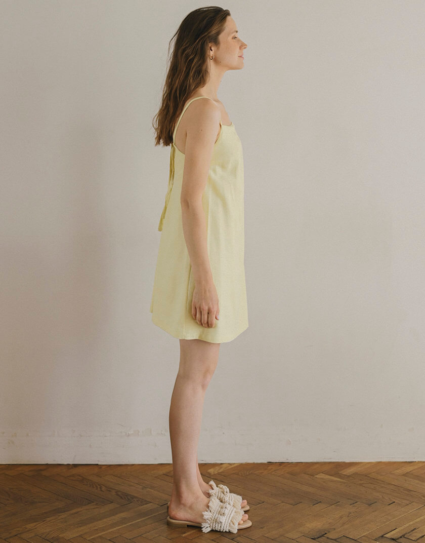 Сукня Feelings - Yellow mini VSH_000-731, фото 1 - в интернет магазине KAPSULA