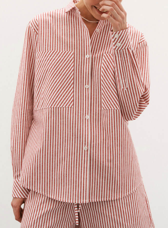Льняна сорочка AY_3651, фото 1 - в интернет магазине KAPSULA
