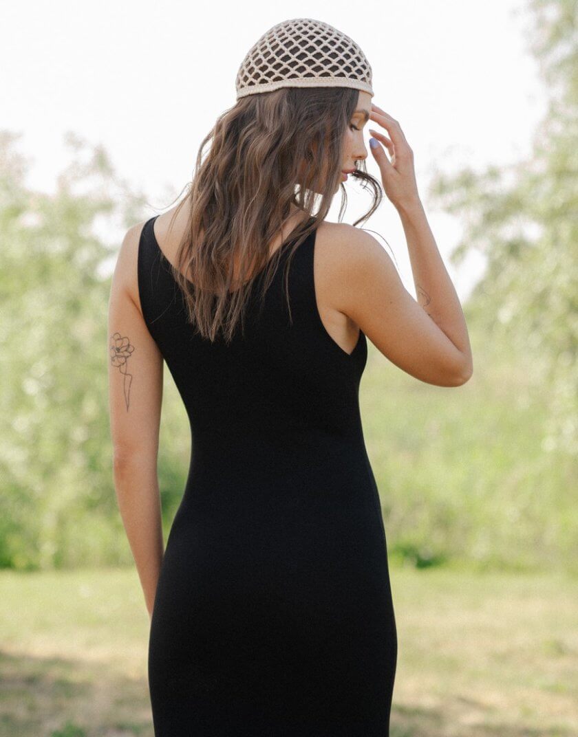 Сукня Gia чорна WH_Gia-dress-black-06-23, фото 1 - в интернет магазине KAPSULA