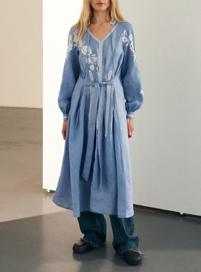 Сукня з дизайнерською вишивкою Рожа GPTV_AA_413, фото 1 - в интернет магазине KAPSULA