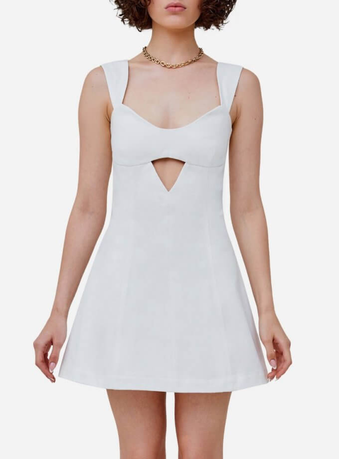 Сукня міні MTCH_SM23_DRESS_WHITE, фото 1 - в интернет магазине KAPSULA