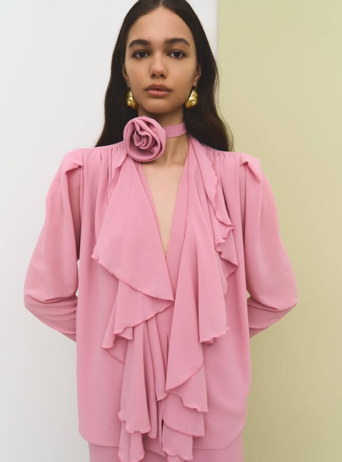 Блуза Rose MC_MY22522, фото 1 - в интернет магазине KAPSULA