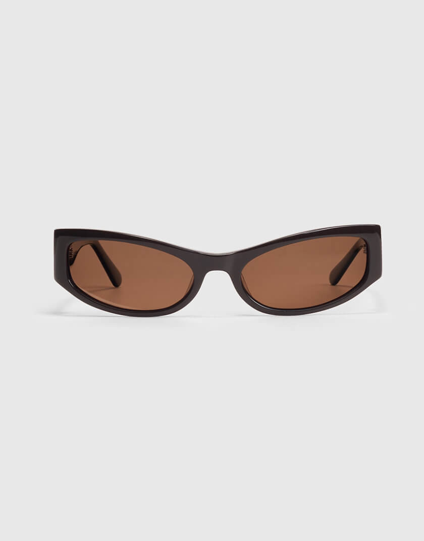 Коричневі сонцезахисні окуляри STWR_MOD_0206, фото 1 - в интернет магазине KAPSULA