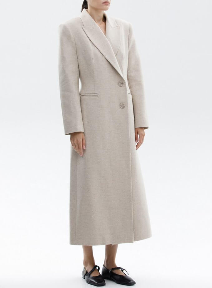 Структуроване пальто з ґудзиками WNDR_fw23_wec_04, фото 1 - в интернет магазине KAPSULA