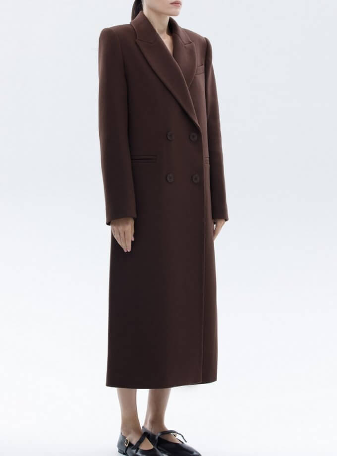 Вовняне пальто з об'ємними плечима WNDR_fw23_cch_01, фото 1 - в интернет магазине KAPSULA