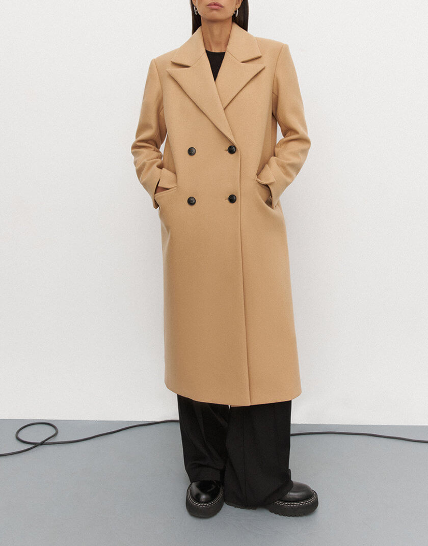 Пальто довге з вовни LAB_AW2402, фото 1 - в интернет магазине KAPSULA