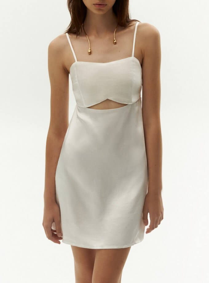 Сукня міні біла FORMA_6_15, фото 1 - в интернет магазине KAPSULA