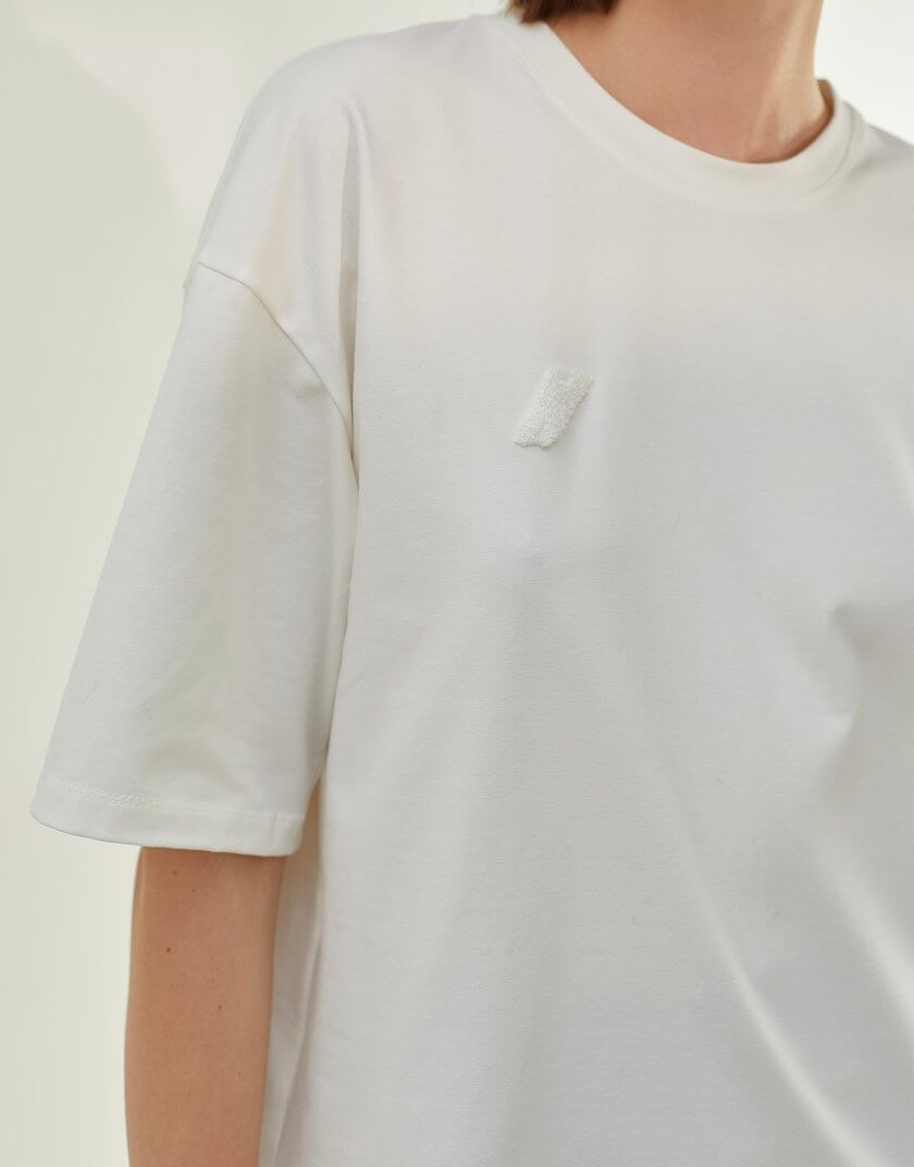 Біла футболка з логотипом IRRO_IR_FW23_WT_007, фото 1 - в интернет магазине KAPSULA
