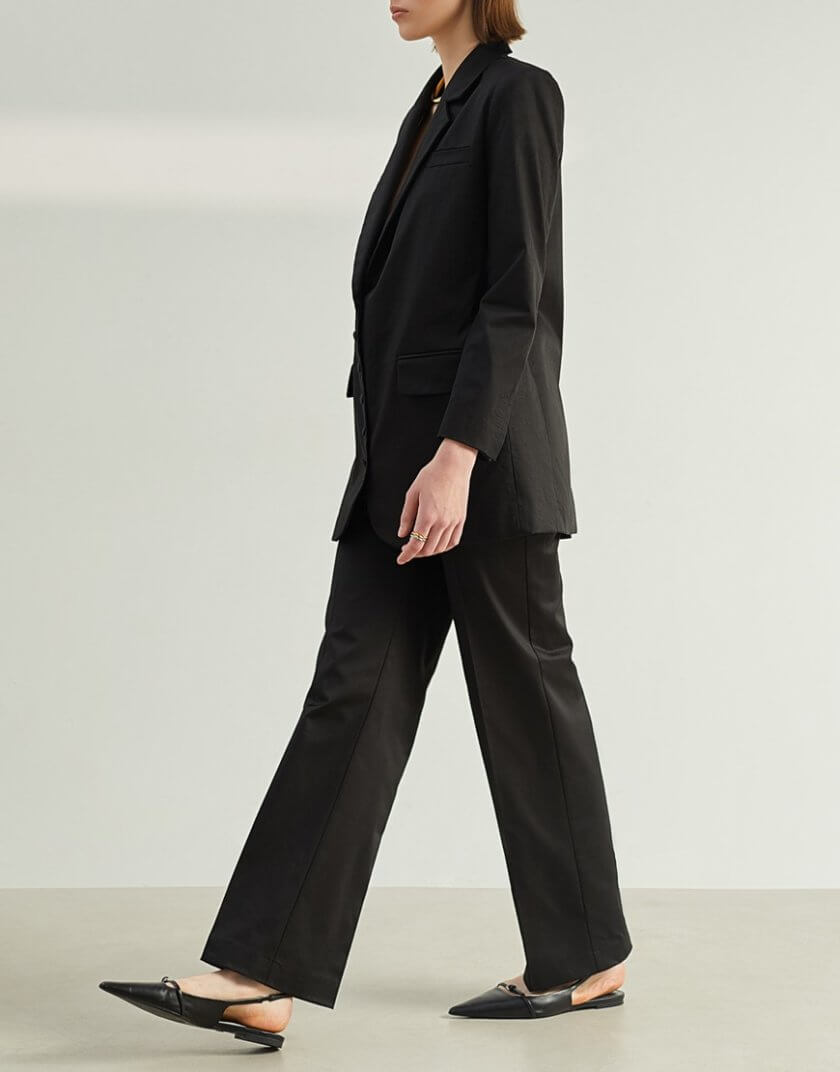 Чорні брюки з блискавкою IRRO_IR_FW23_BP_004, фото 1 - в интернет магазине KAPSULA