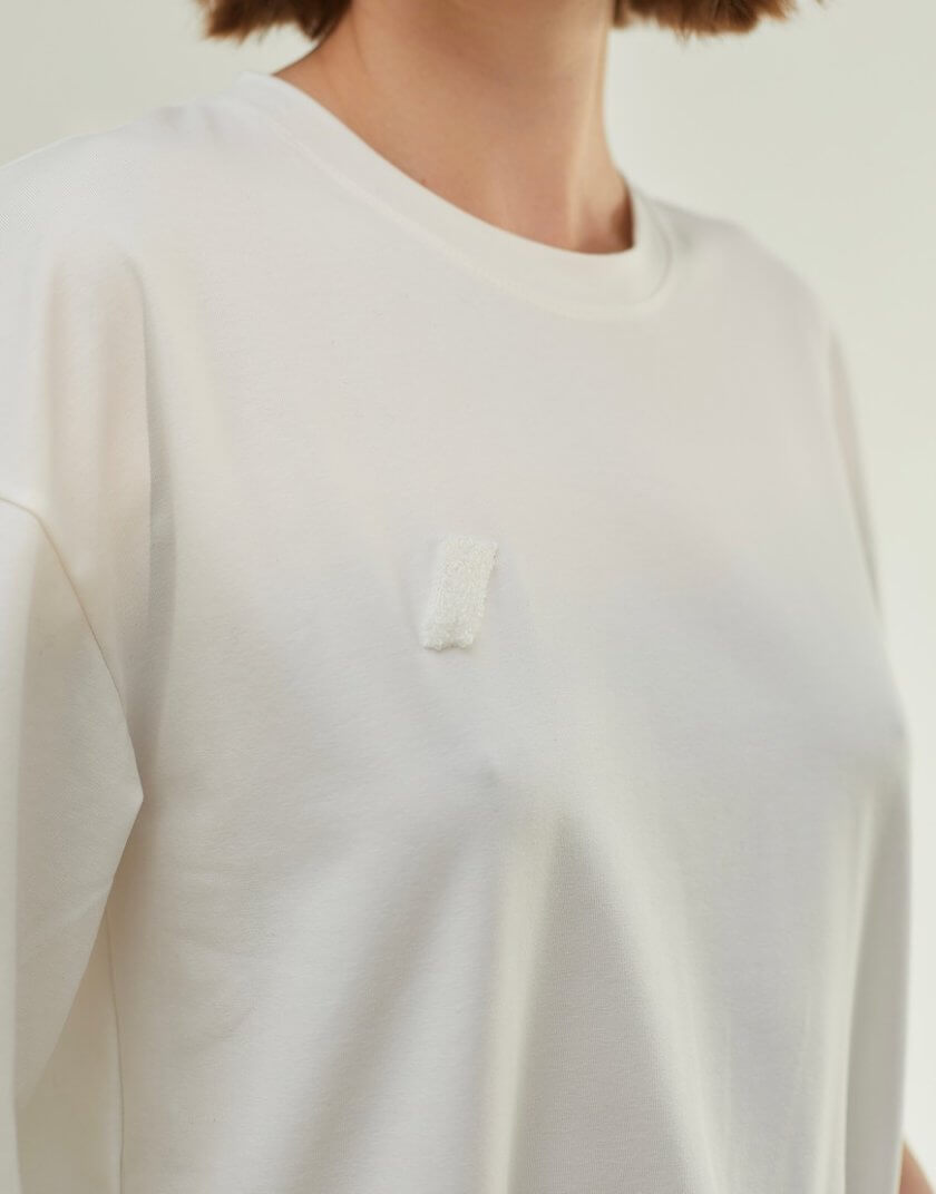 Біла футболка з логотипом IRRO_IR_FW23_WT_007, фото 1 - в интернет магазине KAPSULA