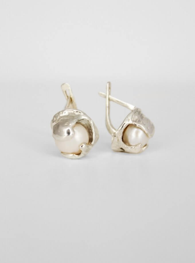Кульчики Біла перлина NGD_acc-kul-white-pearl, фото 1 - в интернет магазине KAPSULA
