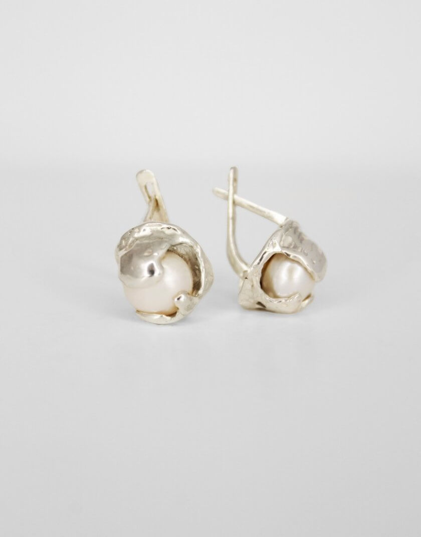 Кульчики Біла перлина NGD_acc-kul-white-pearl, фото 1 - в интернет магазине KAPSULA