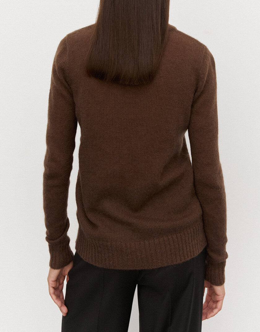В'язаний светр з кідмохеру LAB_AW2413, фото 1 - в интернет магазине KAPSULA