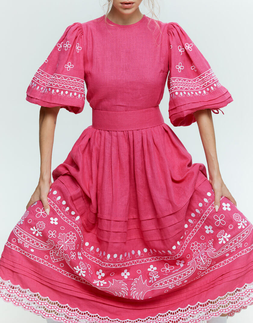 Сукня Ярина рожева EMBR_2023_05, фото 1 - в интернет магазине KAPSULA