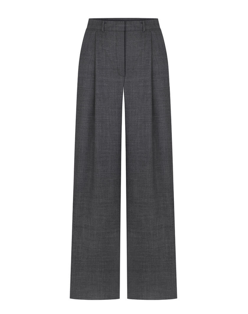 Сірі брюки палаццо KLSVURBE7, фото 1 - в интернет магазине KAPSULA