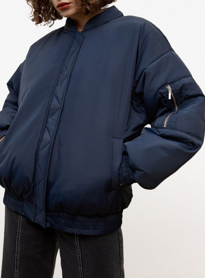 Куртка утеплена графітова BD_4121_graphite, фото 1 - в интернет магазине KAPSULA
