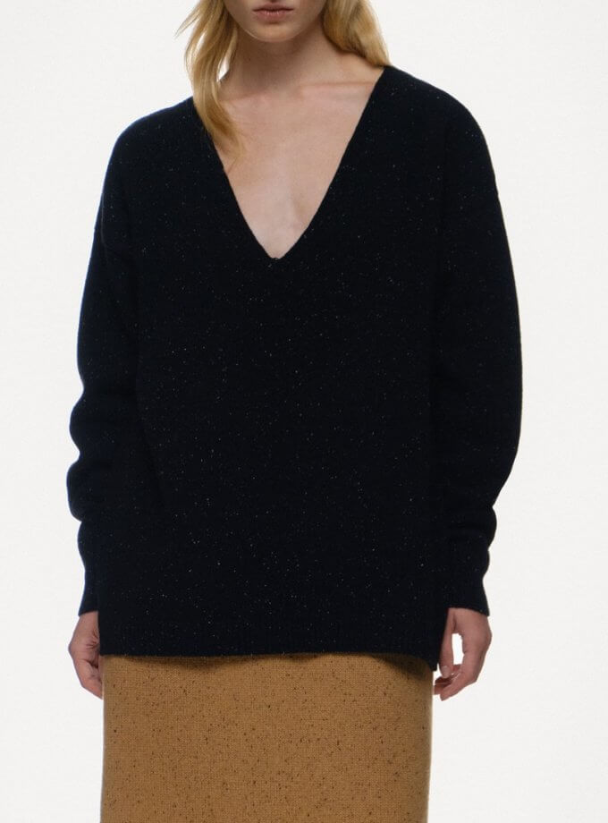 Чорний светр IM_BLCK/SWTR, фото 1 - в интернет магазине KAPSULA