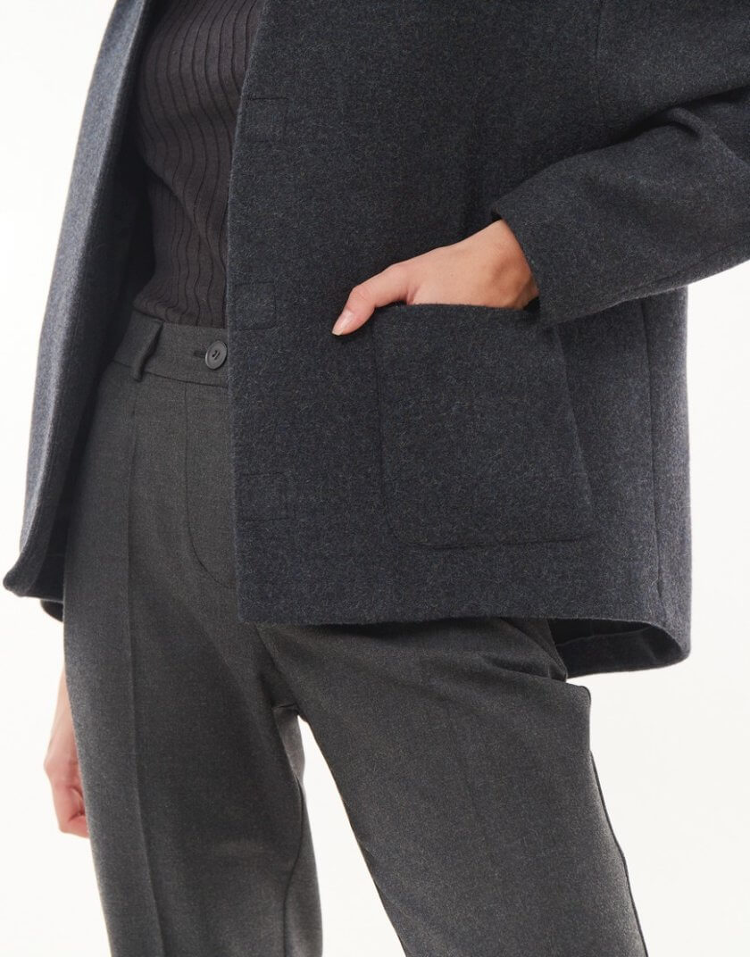 Укорочене oversize пальто MRND_В6-1, фото 1 - в интернет магазине KAPSULA