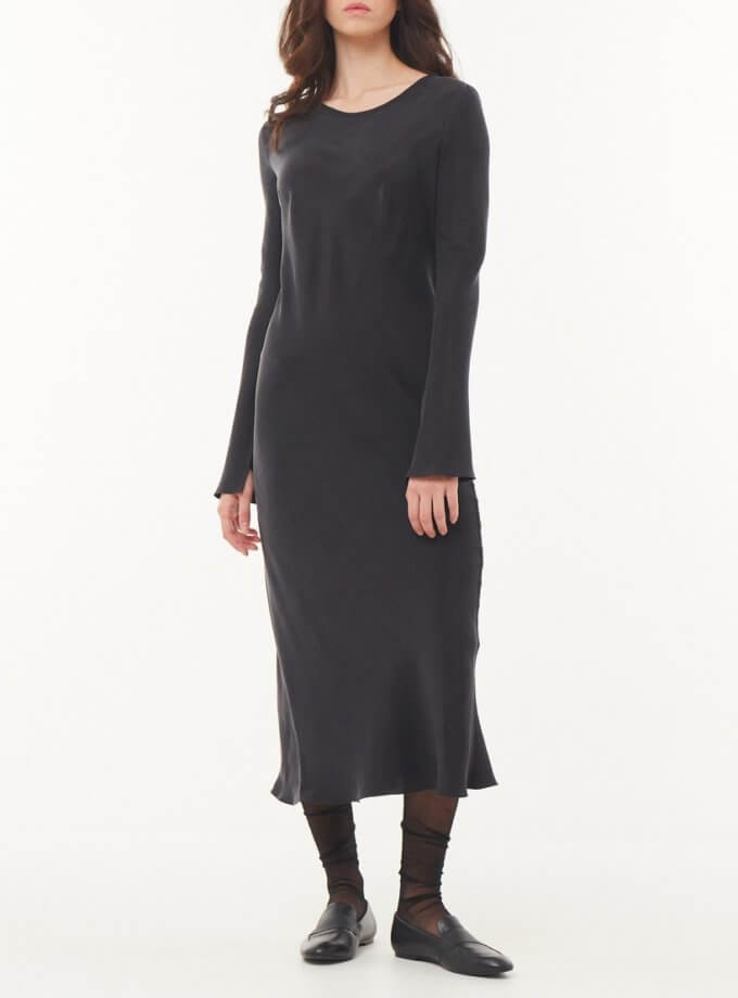 Сукня міді з ліоцелу MRND_М154-2, фото 1 - в интернет магазине KAPSULA