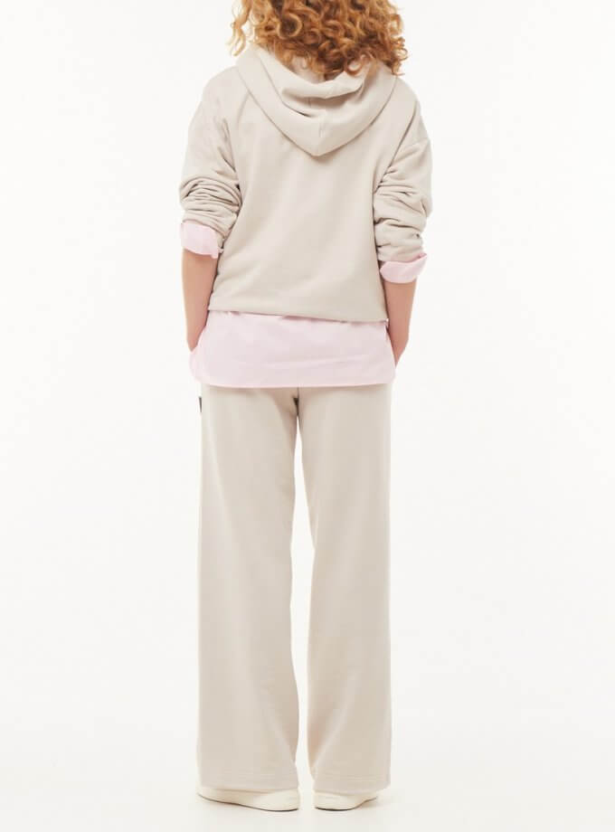 Комплект трьохнитка худі та прямі брюки MRND_М239-241-1, фото 1 - в интернет магазине KAPSULA