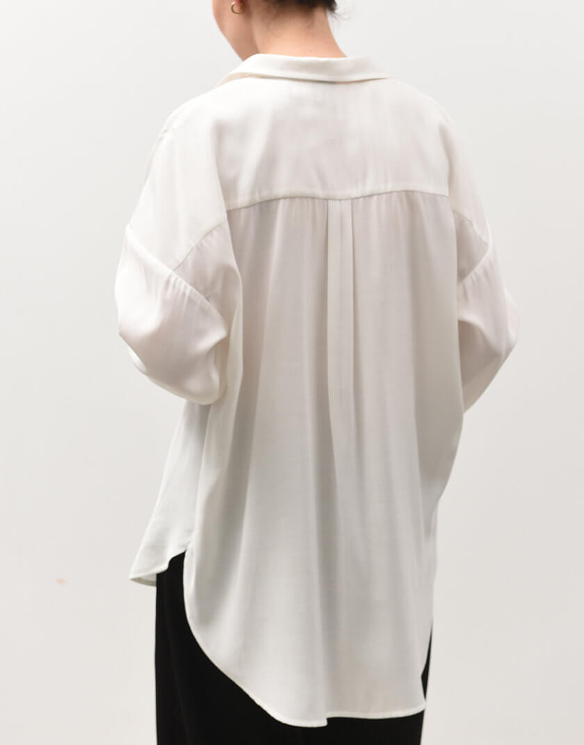 Сорочка класична вільного крою ORO_931_white, фото 1 - в интернет магазине KAPSULA