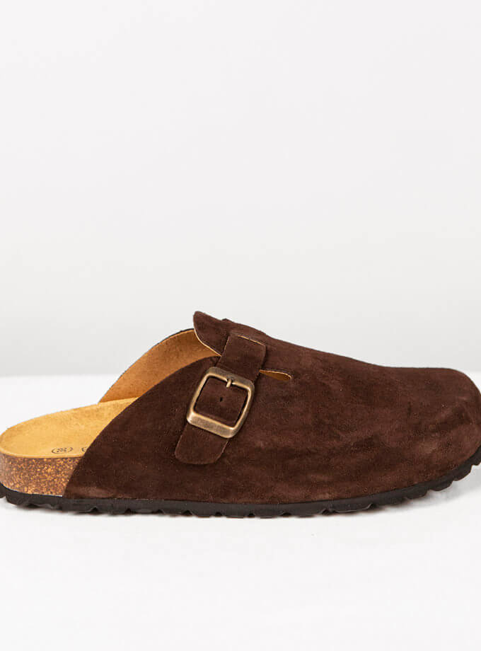 Сліппери Etape slippers suede marron ETP_slippers_suede_marron, фото 1 - в интернет магазине KAPSULA