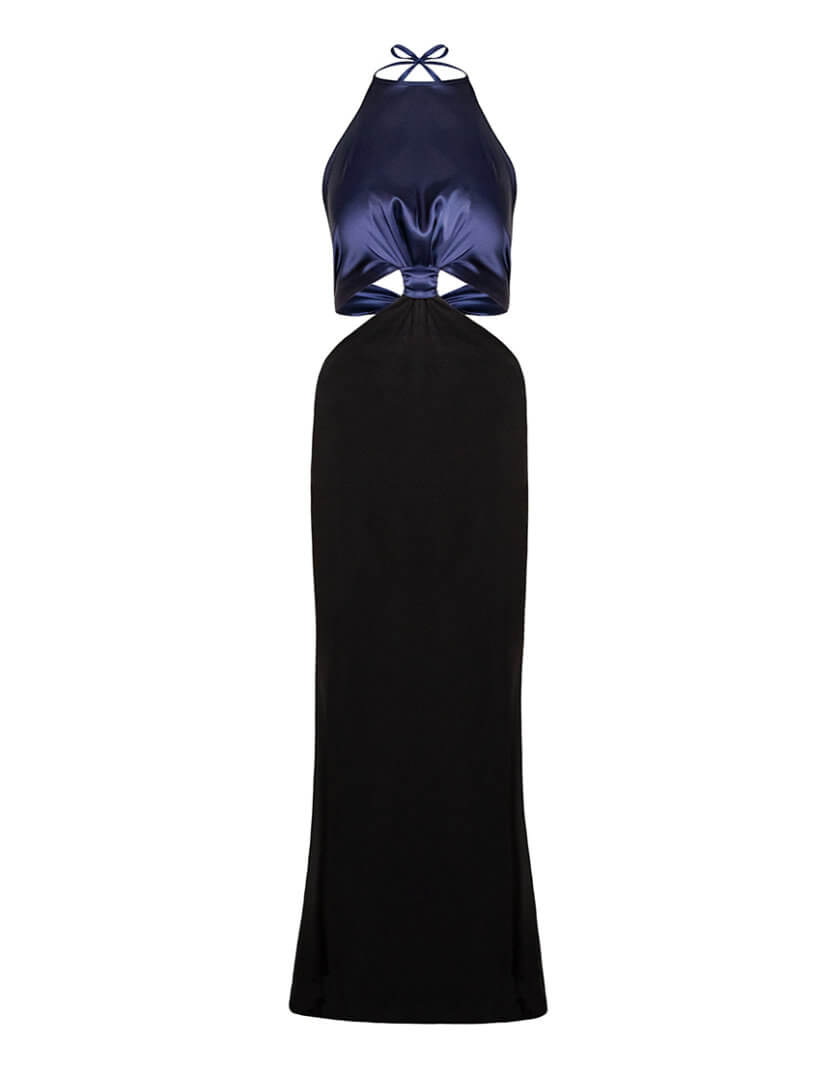 Евкаліптова сукня із натуральним шовком GC_FW2324_ESUK, фото 1 - в интернет магазине KAPSULA